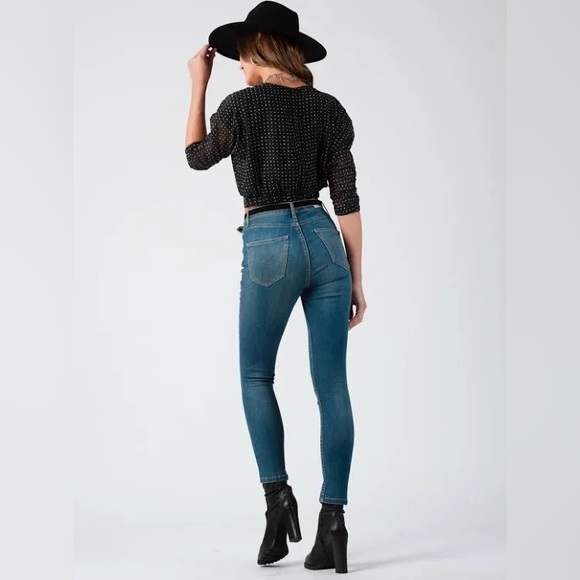 Lucca Chiffon Crop Top - medium - Picture 9 of 9